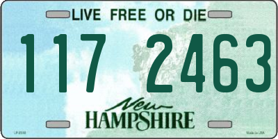 NH license plate 1172463