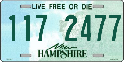 NH license plate 1172477