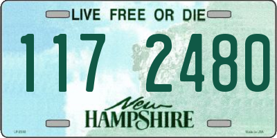 NH license plate 1172480