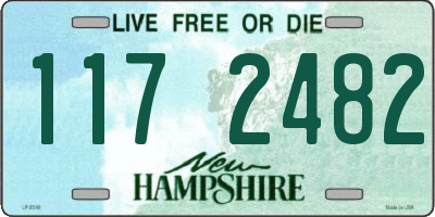 NH license plate 1172482