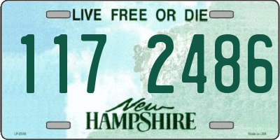 NH license plate 1172486