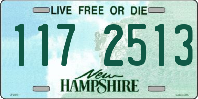 NH license plate 1172513