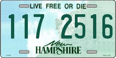 NH license plate 1172516