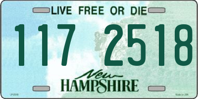 NH license plate 1172518