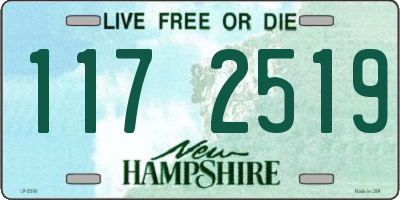 NH license plate 1172519