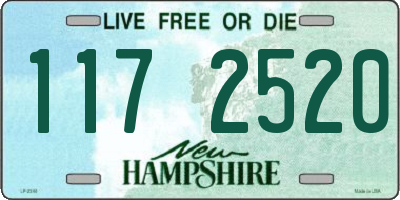 NH license plate 1172520