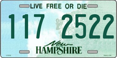 NH license plate 1172522