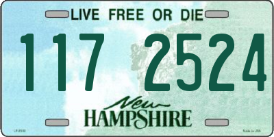 NH license plate 1172524
