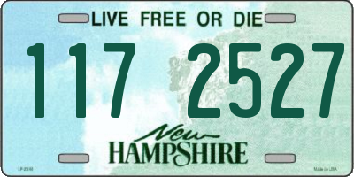 NH license plate 1172527