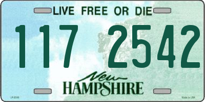 NH license plate 1172542