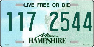 NH license plate 1172544
