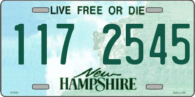 NH license plate 1172545