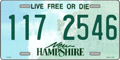 NH license plate 1172546