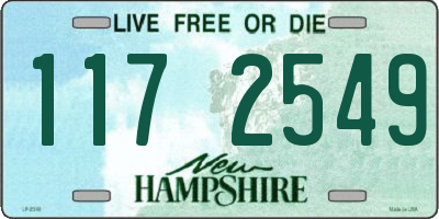 NH license plate 1172549