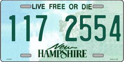 NH license plate 1172554