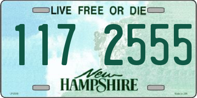 NH license plate 1172555