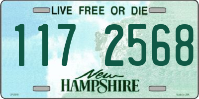 NH license plate 1172568