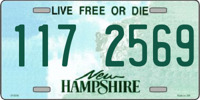 NH license plate 1172569
