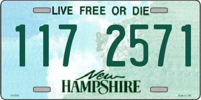 NH license plate 1172571