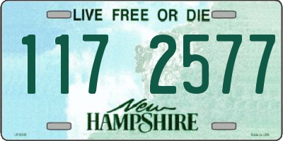 NH license plate 1172577