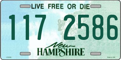 NH license plate 1172586