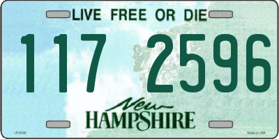 NH license plate 1172596