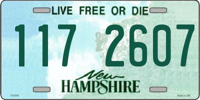 NH license plate 1172607