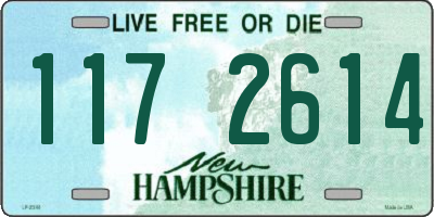 NH license plate 1172614