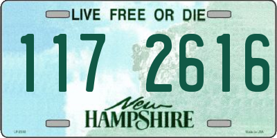 NH license plate 1172616