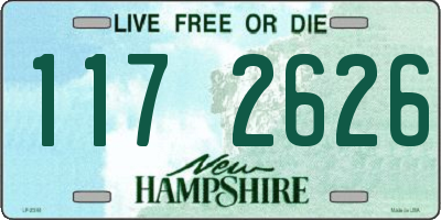 NH license plate 1172626
