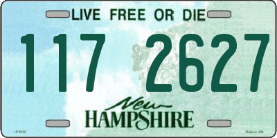 NH license plate 1172627