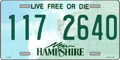 NH license plate 1172640
