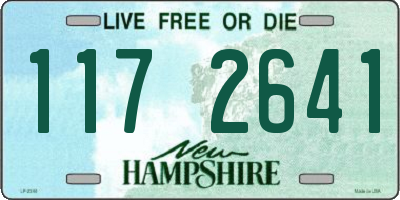 NH license plate 1172641