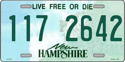 NH license plate 1172642