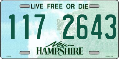 NH license plate 1172643