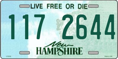 NH license plate 1172644
