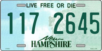NH license plate 1172645