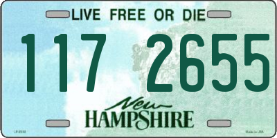 NH license plate 1172655