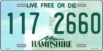 NH license plate 1172660