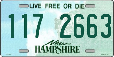 NH license plate 1172663