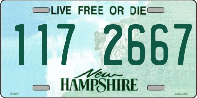 NH license plate 1172667