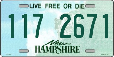 NH license plate 1172671
