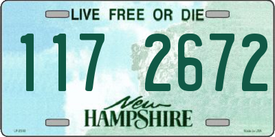 NH license plate 1172672