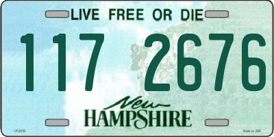 NH license plate 1172676