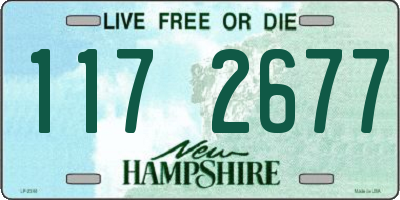 NH license plate 1172677