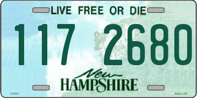 NH license plate 1172680