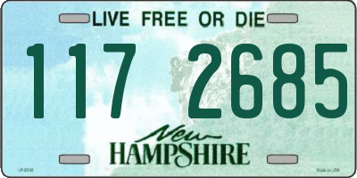 NH license plate 1172685