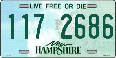 NH license plate 1172686