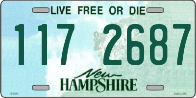 NH license plate 1172687