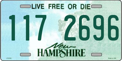 NH license plate 1172696
